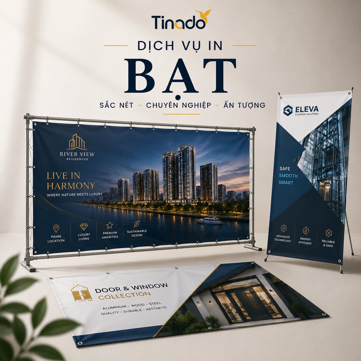Dịch vụ in bạt quảng cáo tại Tinado