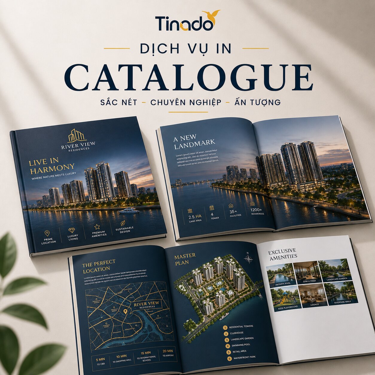 Dịch vụ in catalogue chuyên nghiệp tại Tinado