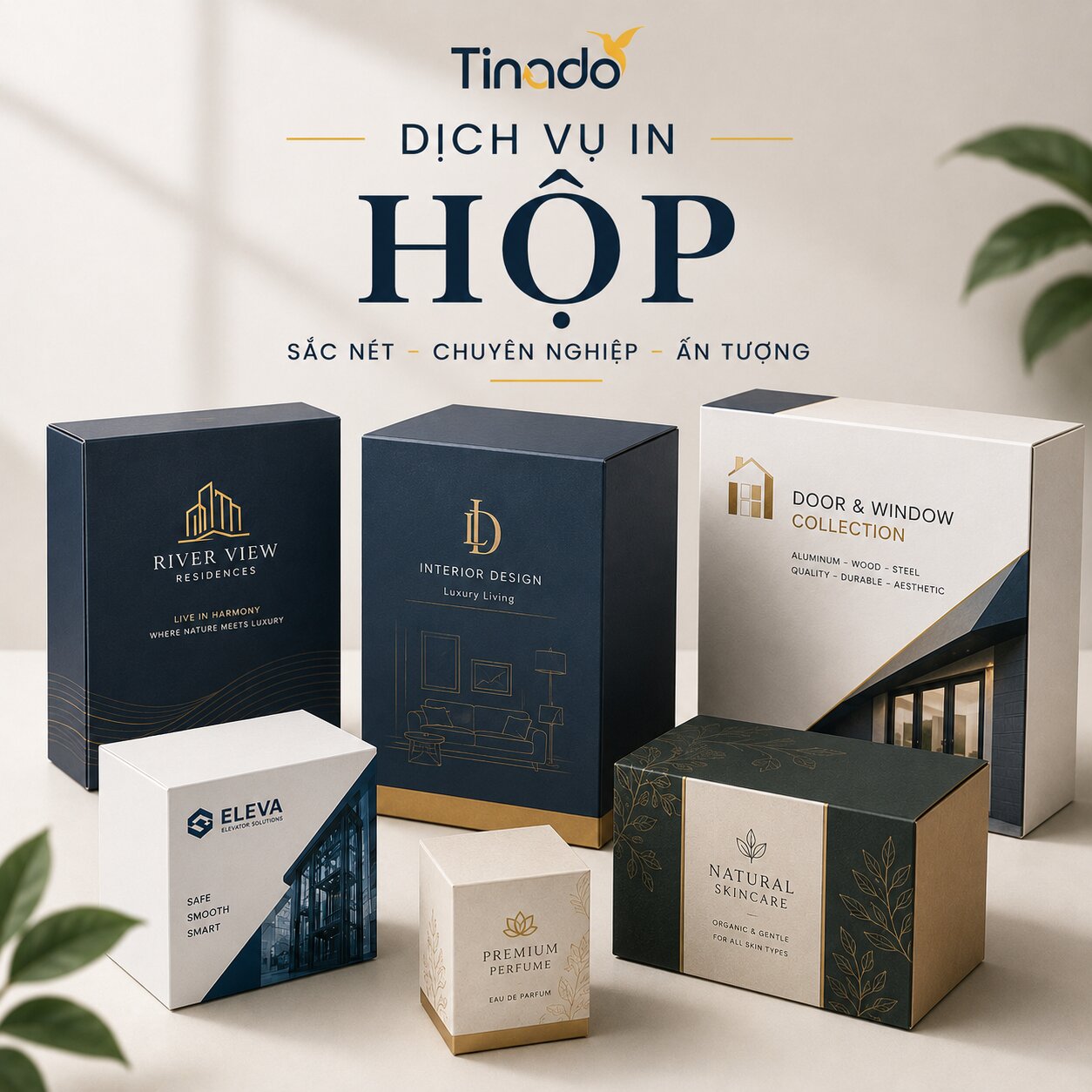 Dịch vụ in hộp giấy và bao bì sản phẩm tại Tinado