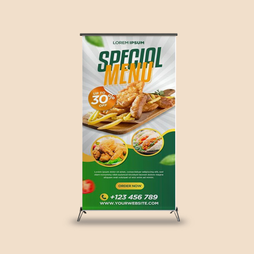 Standee quảng cáo đặt tại điểm bán