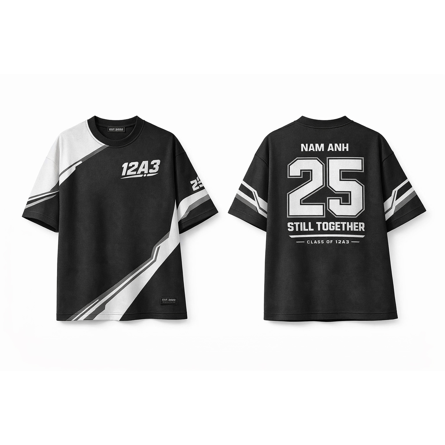 Áo Thun Đồng Phục Lớp Oversize Trẻ Trung