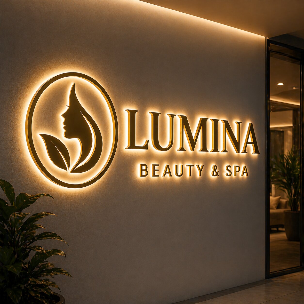 In Backlit Logo