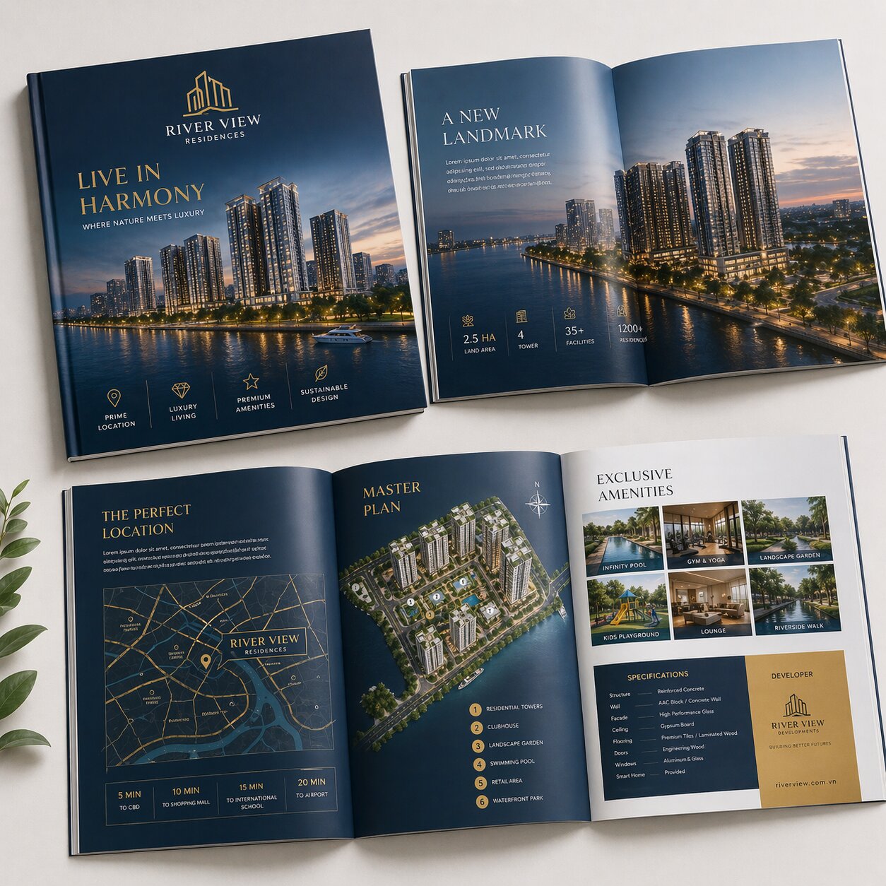 Mẫu catalogue bất động sản