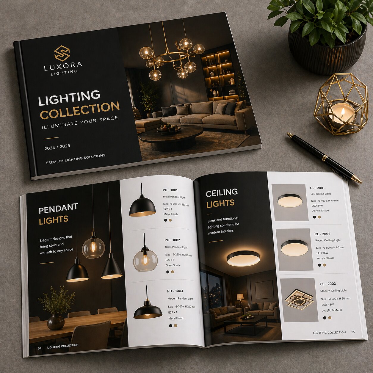 In Catalogue Đèn Trang Trí