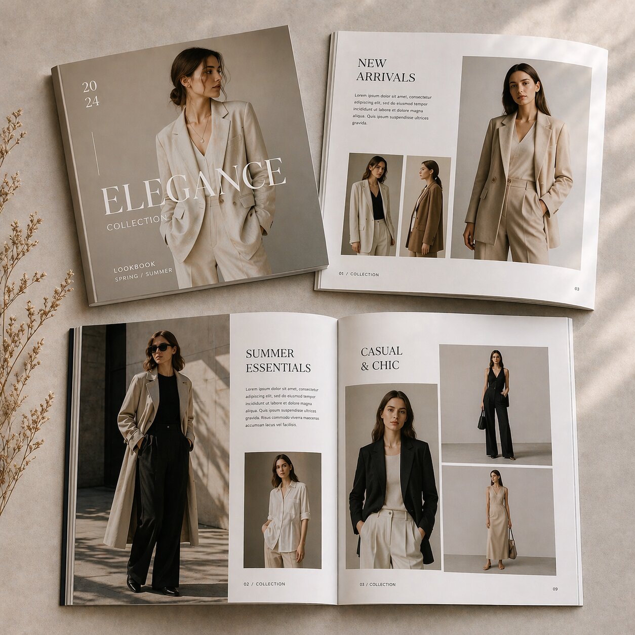Mẫu in catalogue thời trang