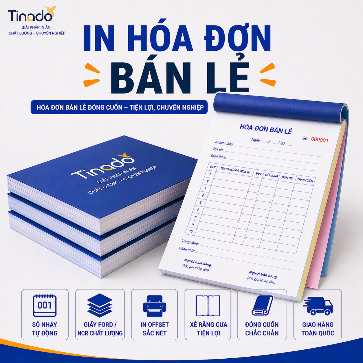 Mẫu in hóa đơn bán hàng cho cửa hàng