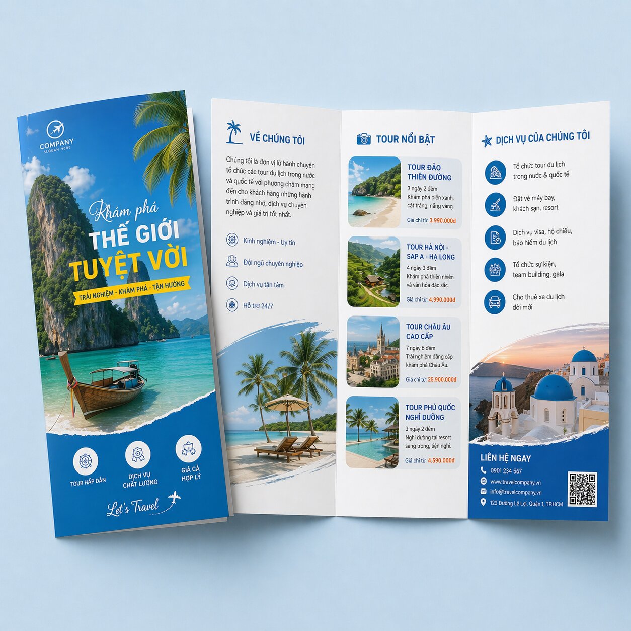In brochure du lịch