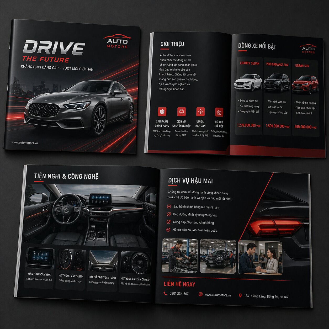 In brochure ô tô