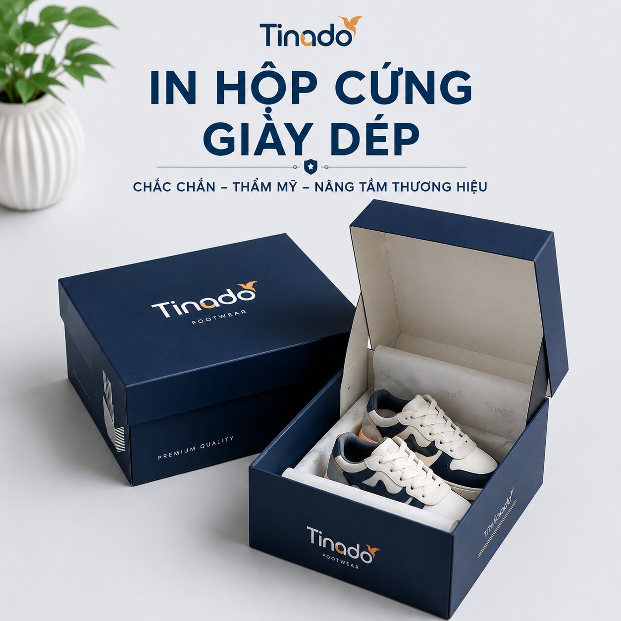 In Hộp Cứng Giày Dép