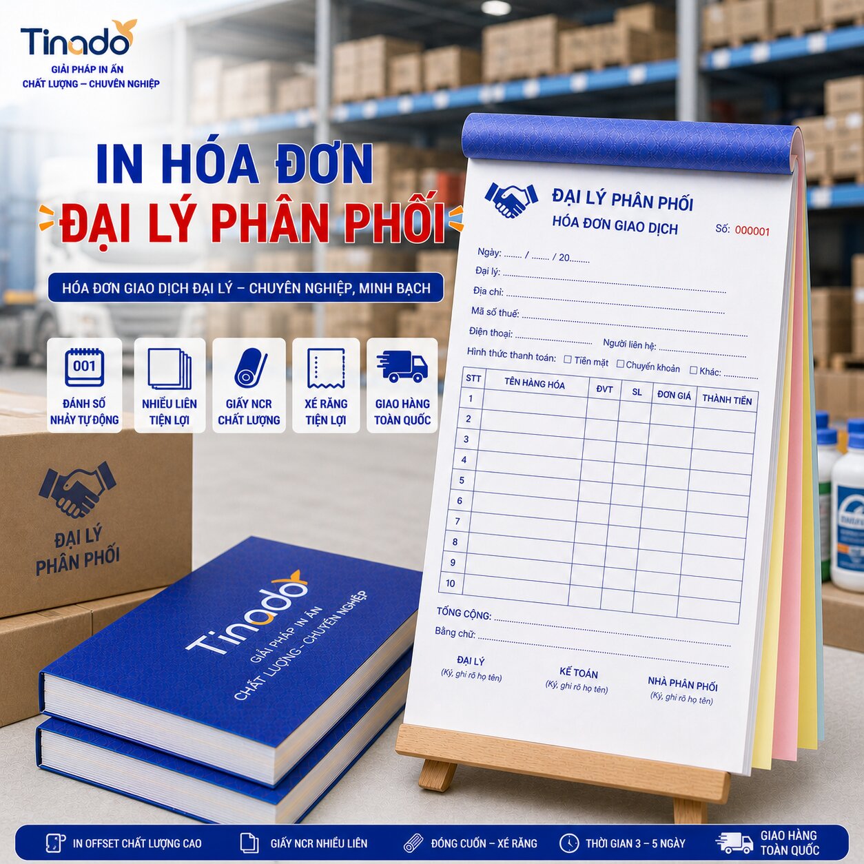 In Hóa Đơn Đại Lý Phân Phối