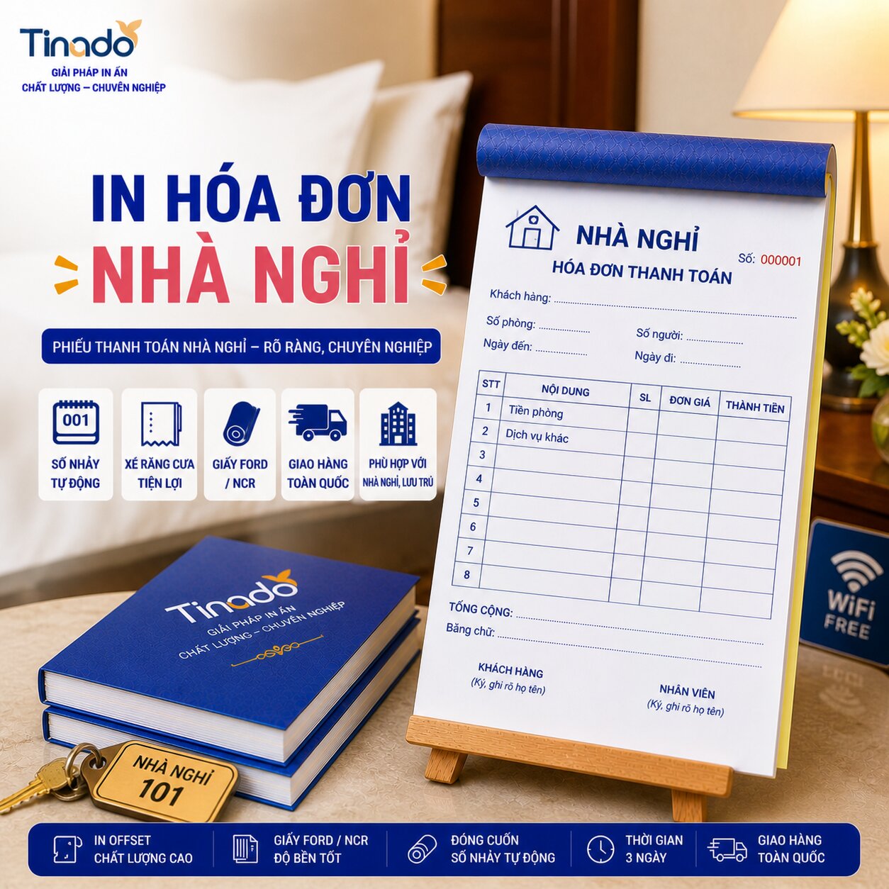 In Hóa Đơn Nhà Nghỉ