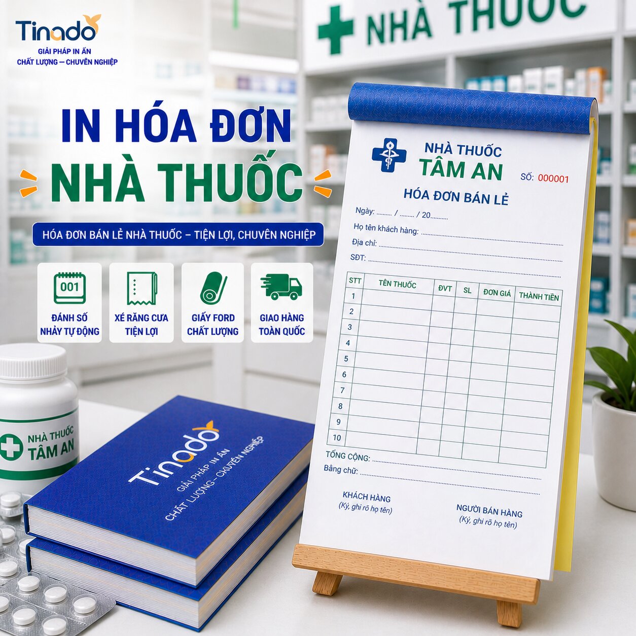 In Hóa Đơn Nhà Thuốc