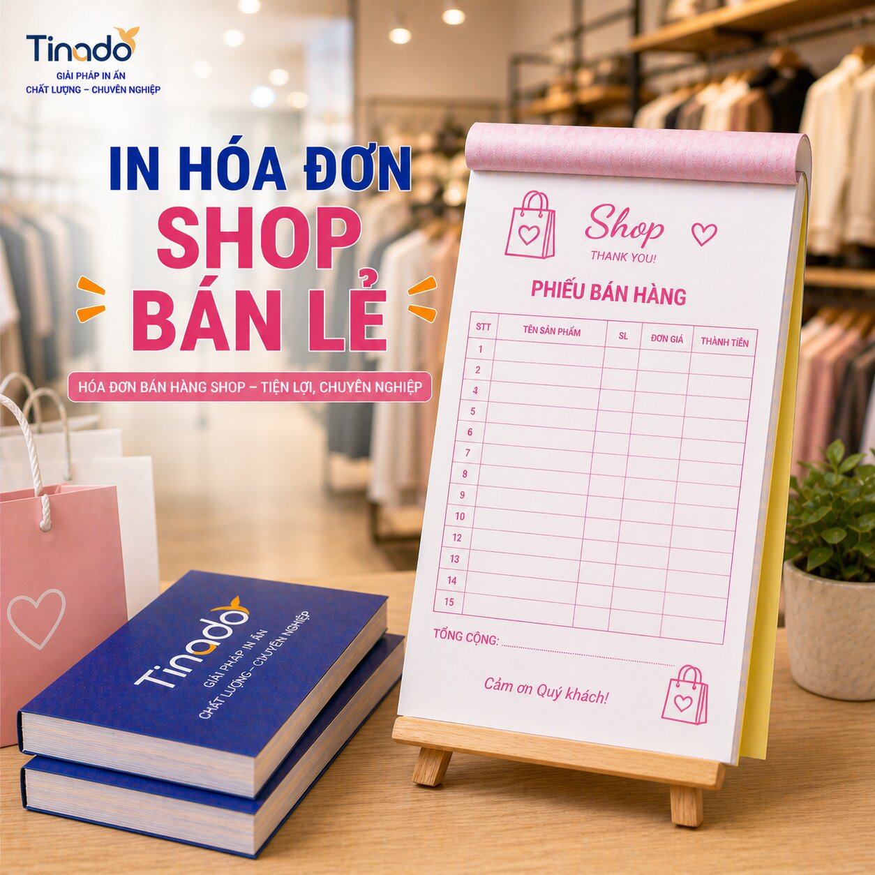 In Hóa Đơn Shop Bán Lẻ