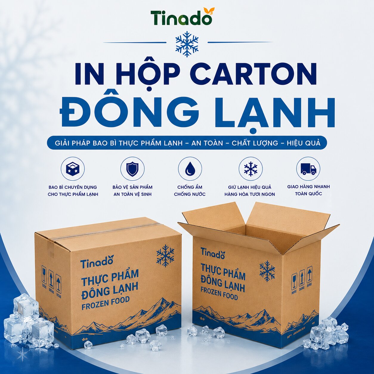 In Hộp Carton Đông Lạnh