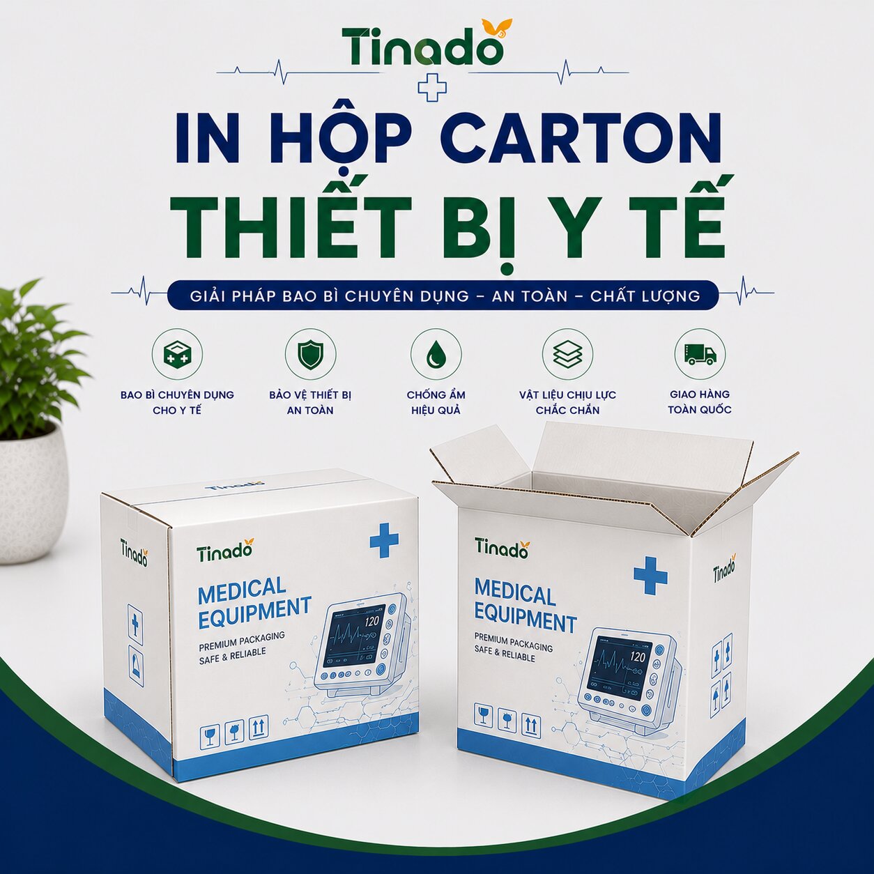 In Hộp Carton Thiết Bị Y Tế