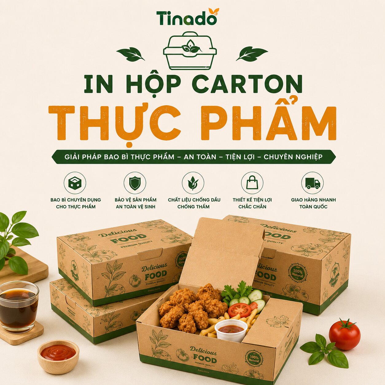 In Hộp Carton Thực Phẩm