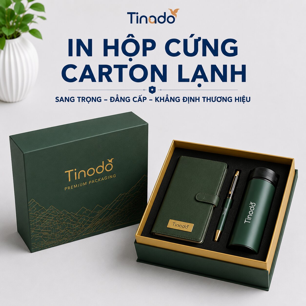In Hộp Cứng Carton Lạnh