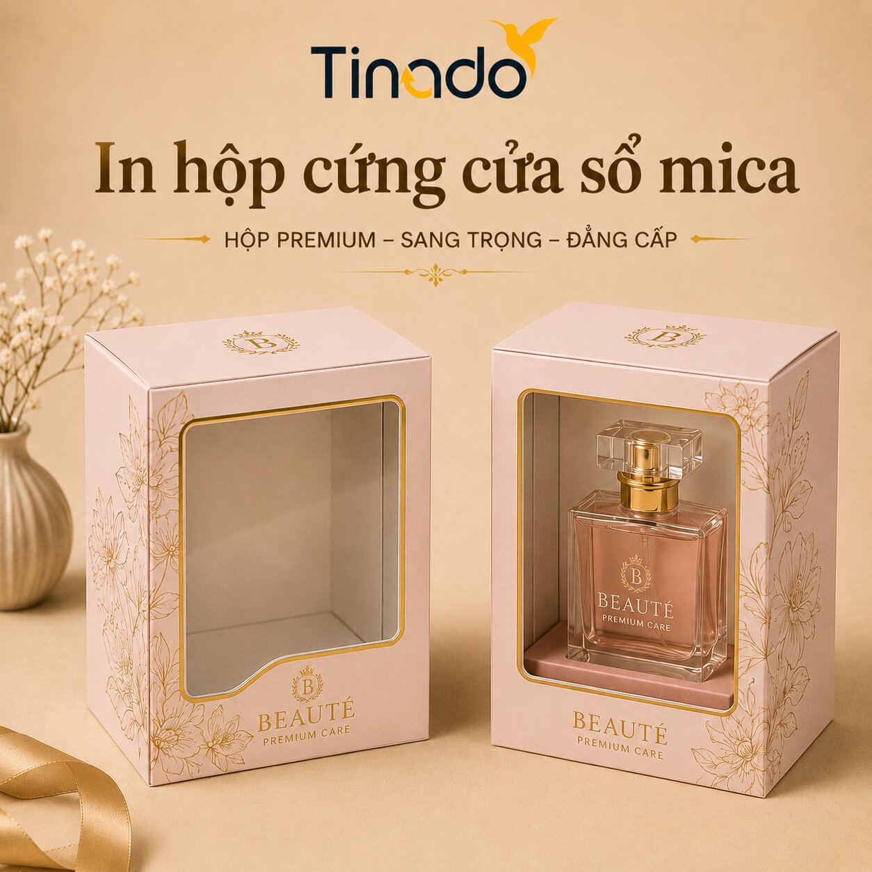 In Hộp Cứng Cửa Sổ Mica