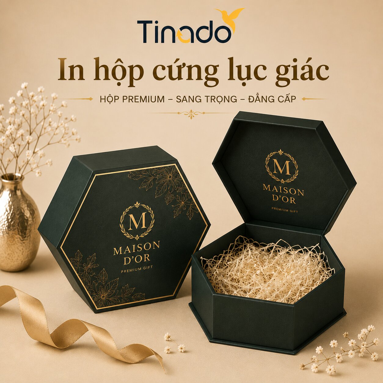 In Hộp Cứng Lục Giác