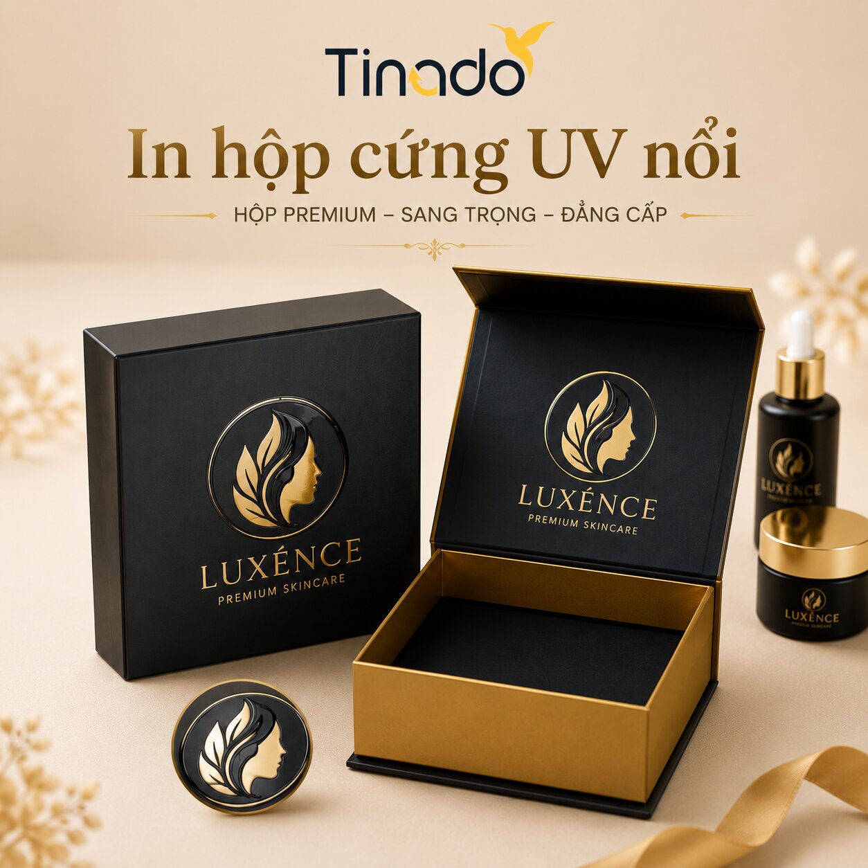 In Hộp Cứng UV Nổi