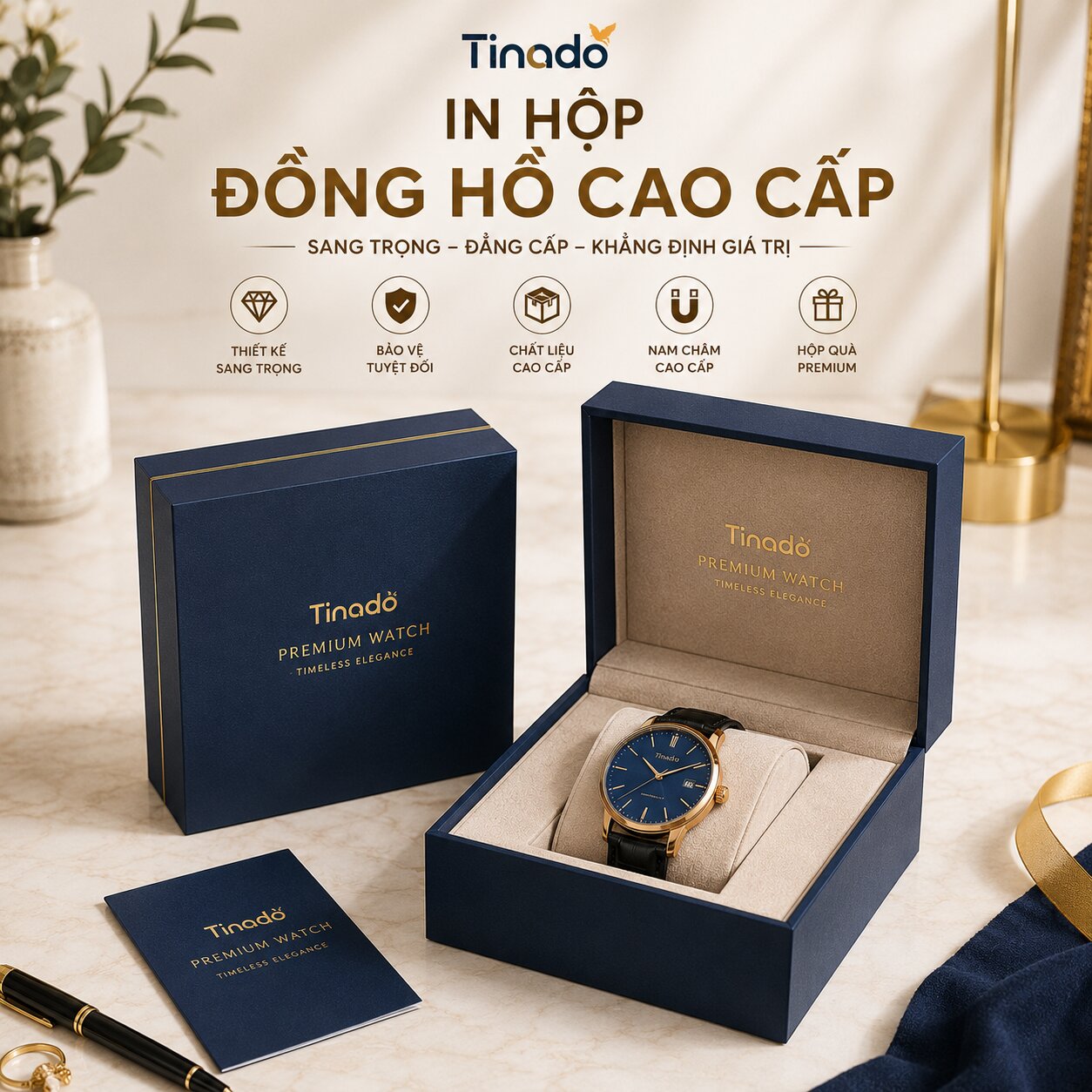 In Hộp Đựng Đồng Hồ