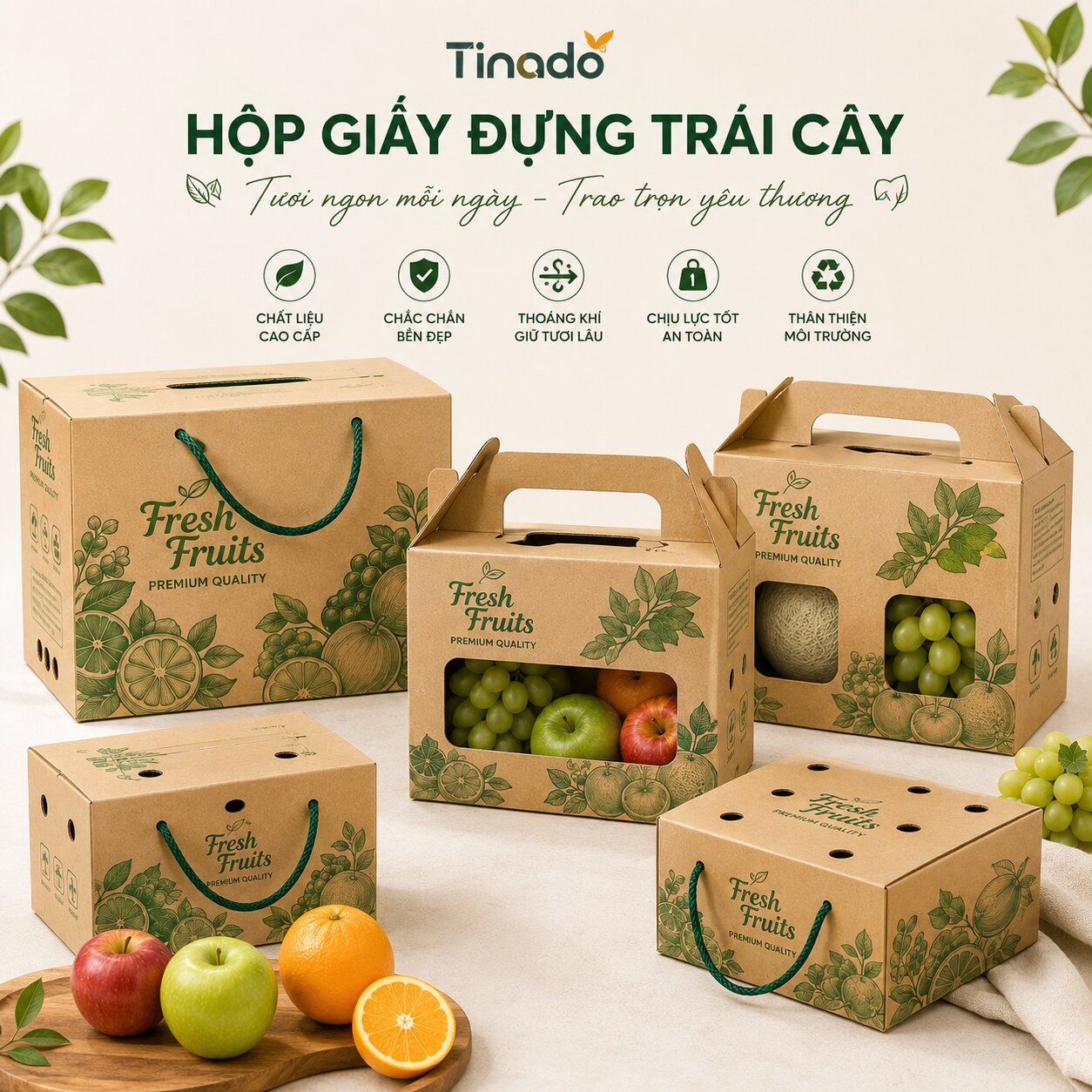 In Hộp Đựng Trái Cây