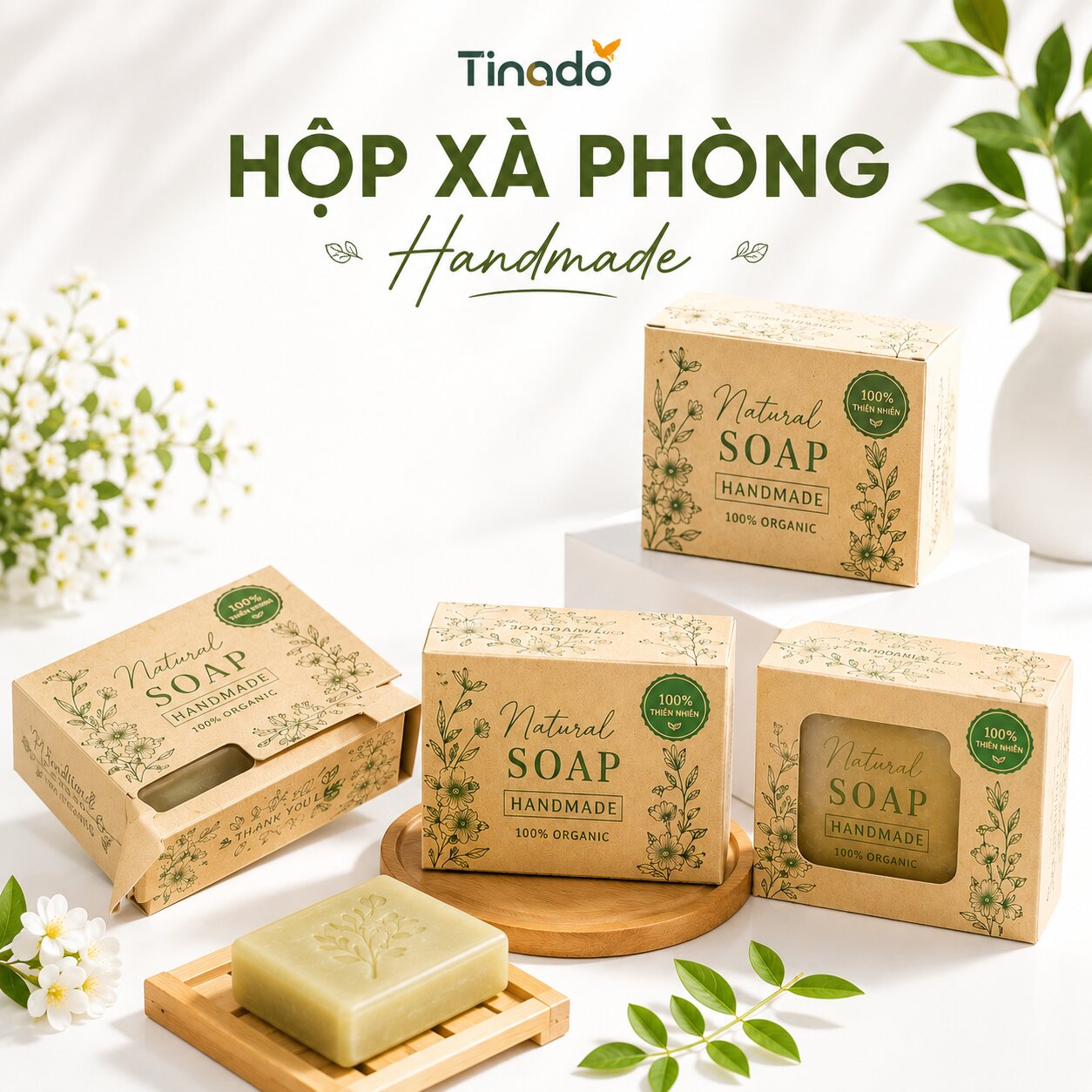In Hộp Đựng Xà Phòng