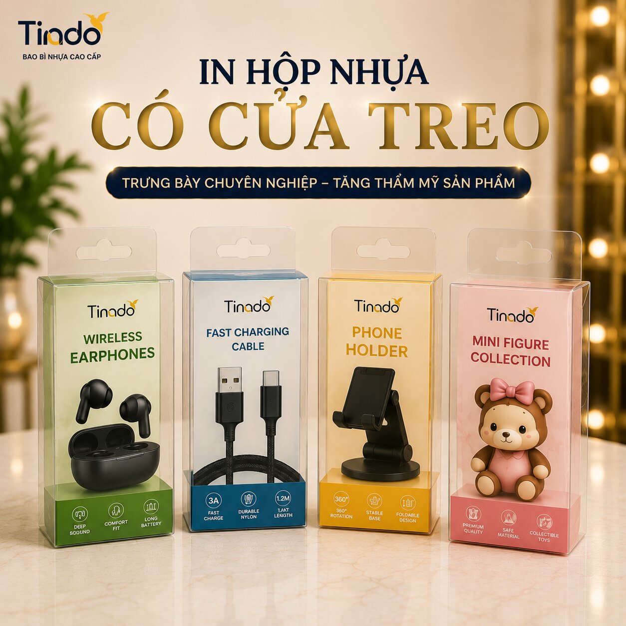 In Hộp Nhựa Có Cửa Treo