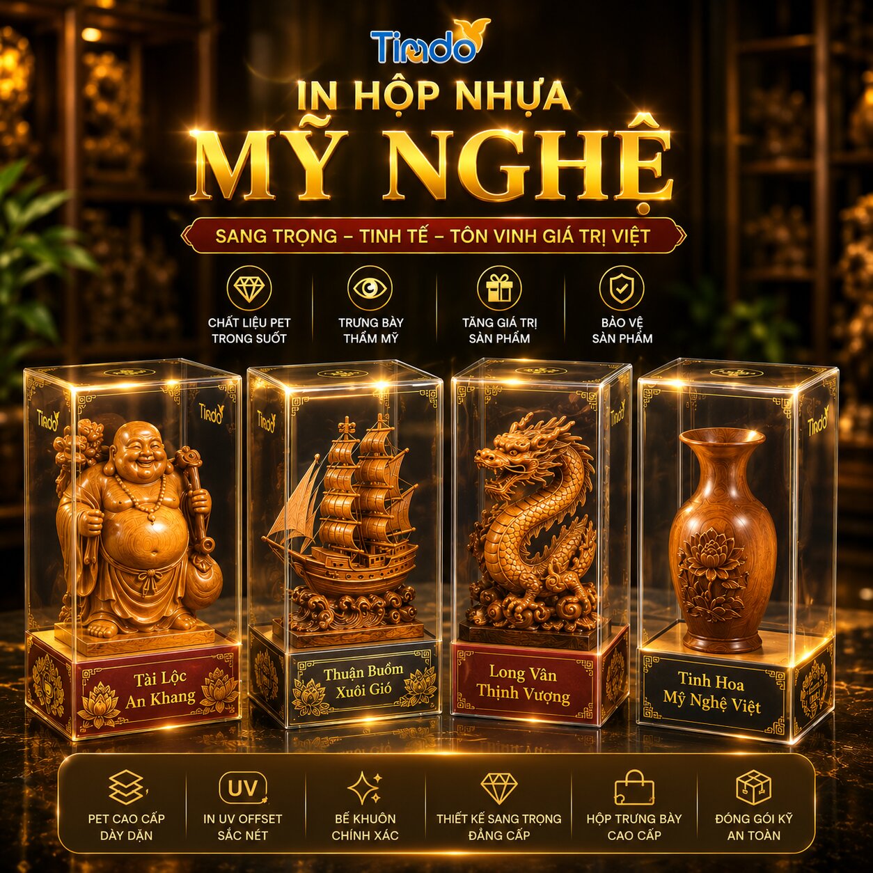 In Hộp Nhựa Mỹ Nghệ