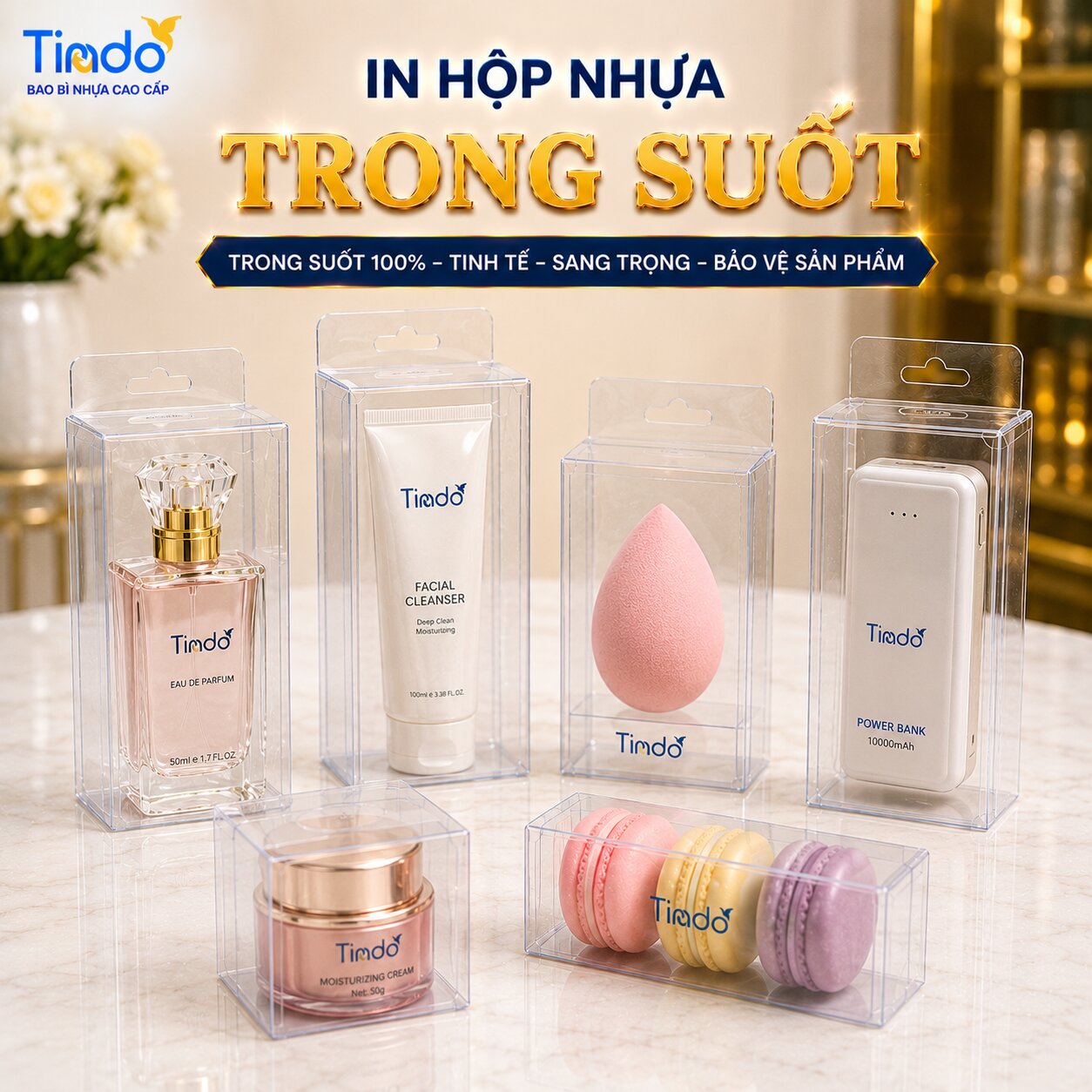 In Hộp Nhựa Trong Suốt