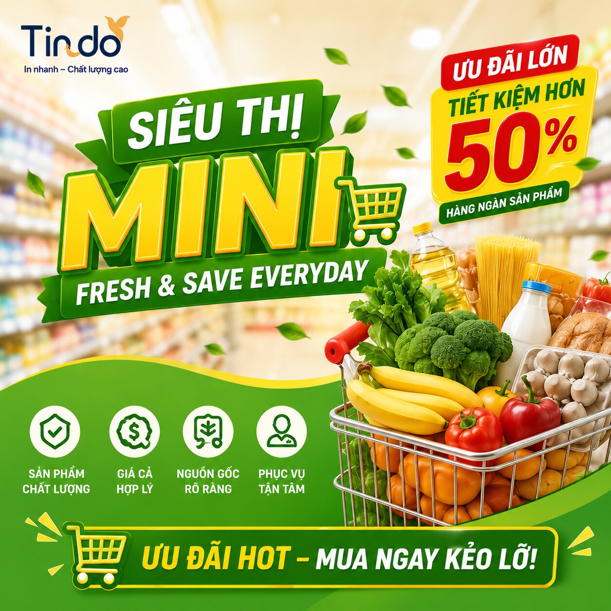 In Poster Siêu Thị Mini