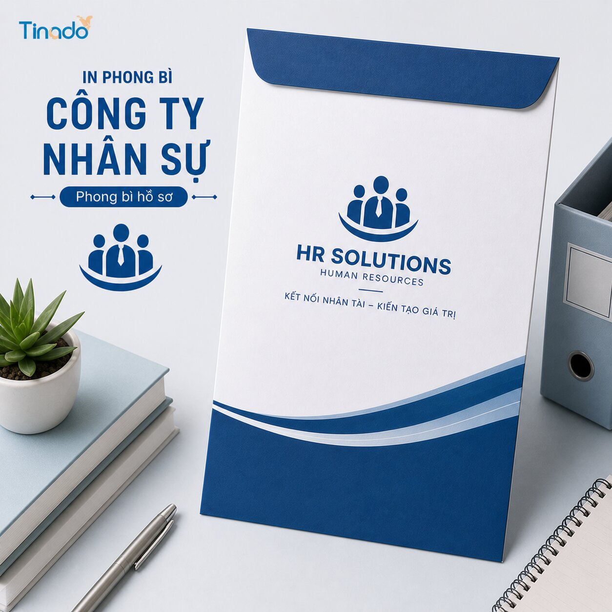 In phong bì công ty nhân sự
