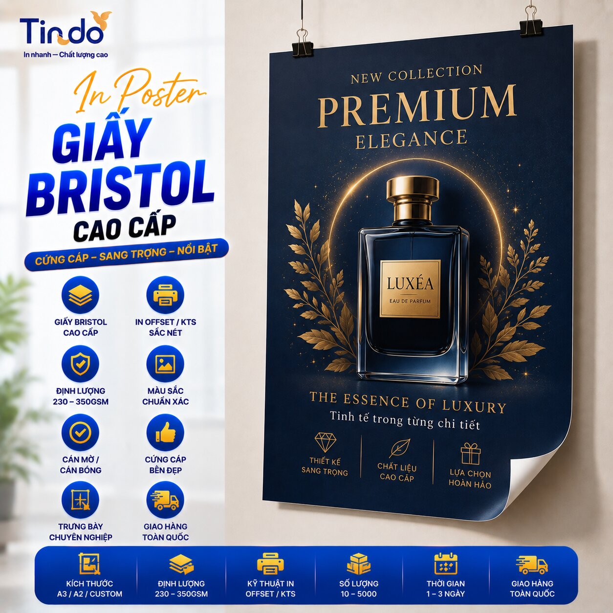 In poster giấy bristol cao cấp