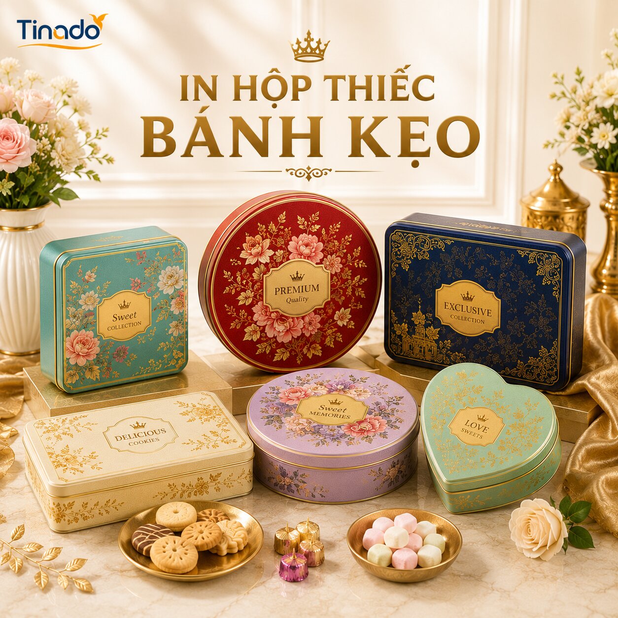 In Hộp Thiếc Bánh Kẹo