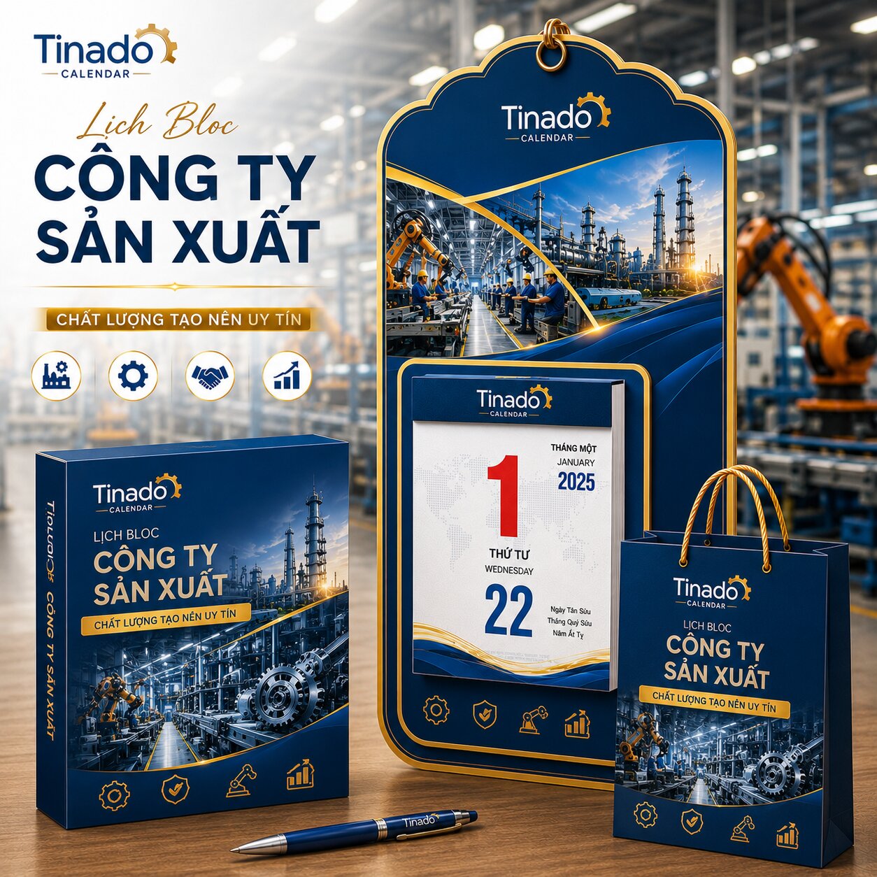 In Lịch Bloc Công Ty Sản Xuất