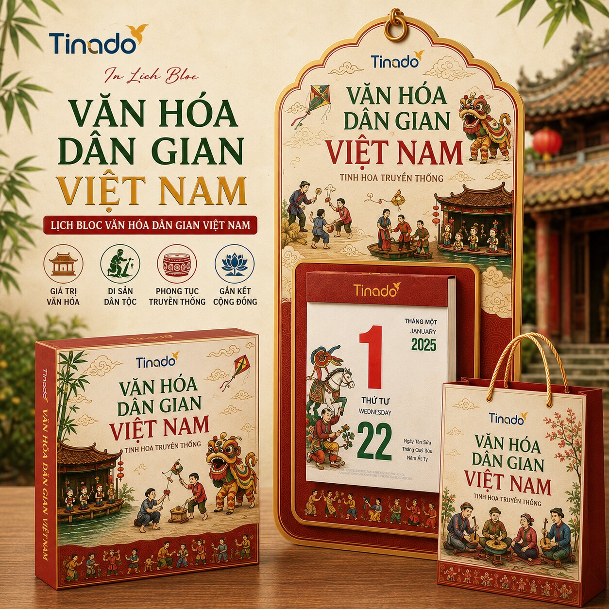 In Lịch Bloc Văn Hóa Dân Gian Việt Nam