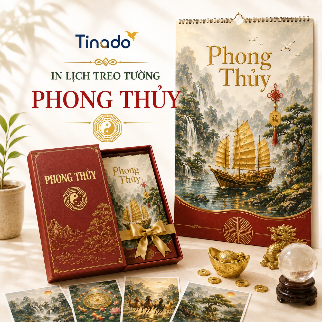 In Lịch Treo Tường Phong Thủy