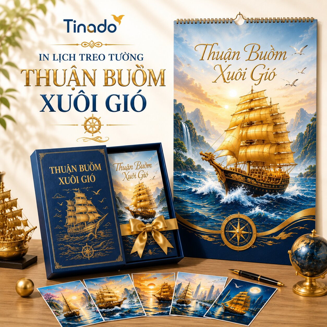 In Lịch Treo Tường Thuận Buồm Xuôi Gió