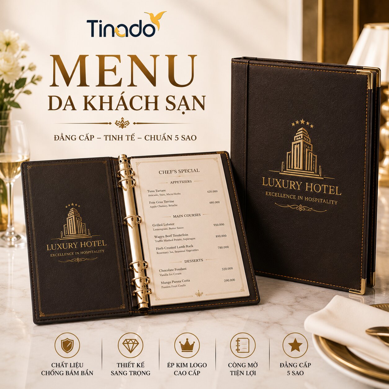 In Menu Da Khách Sạn