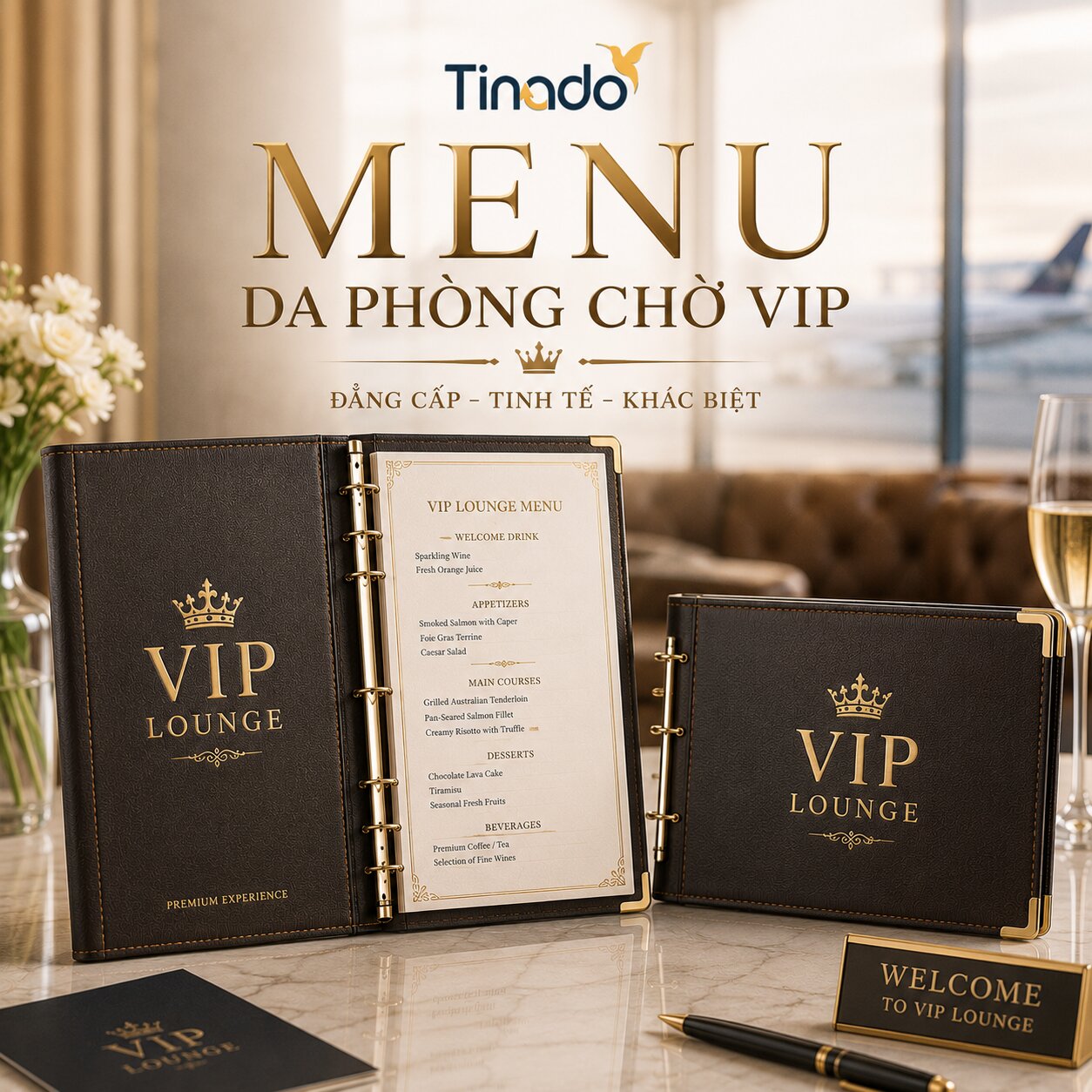 In Menu Da Phòng Chờ VIP