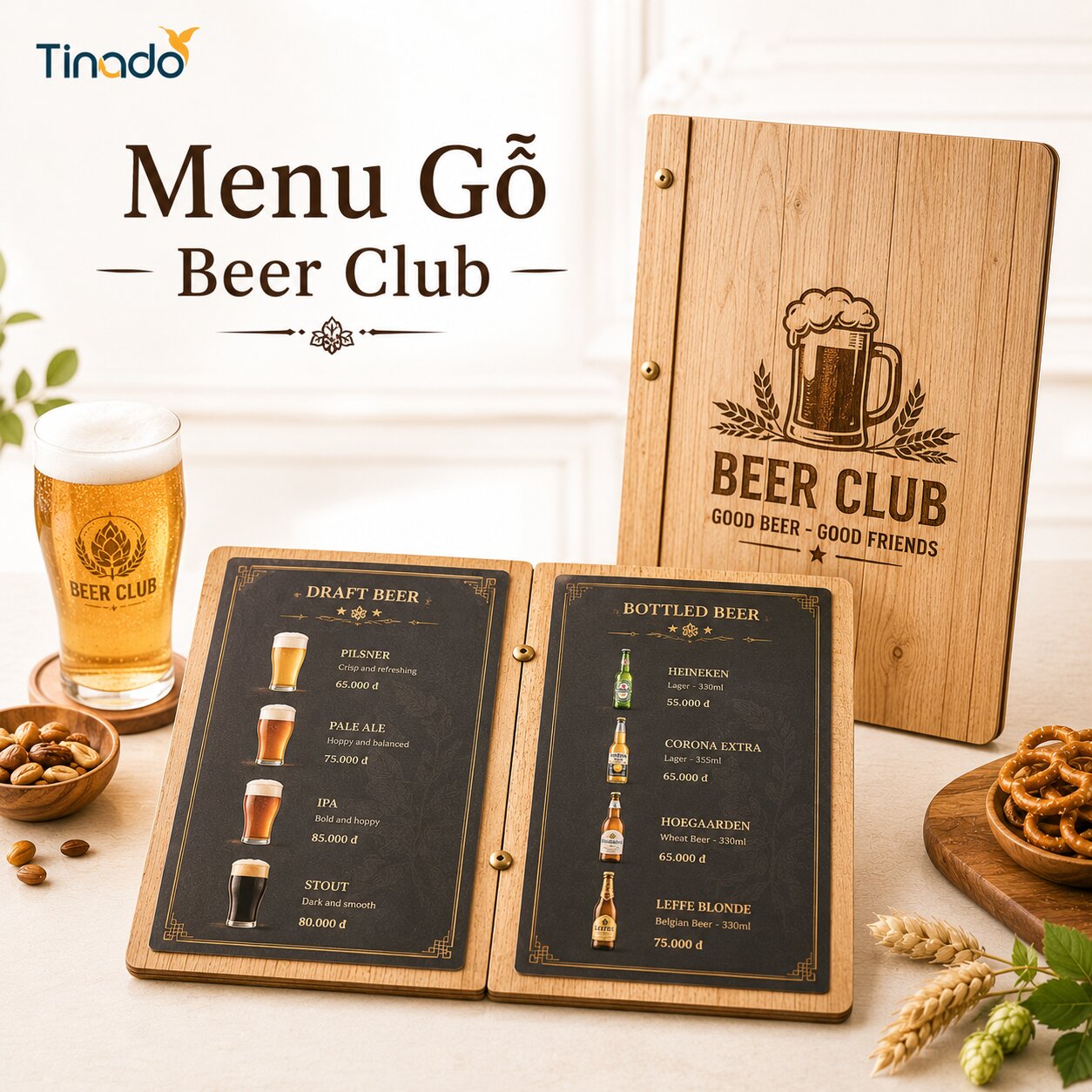 In Menu Gỗ Beer Club
