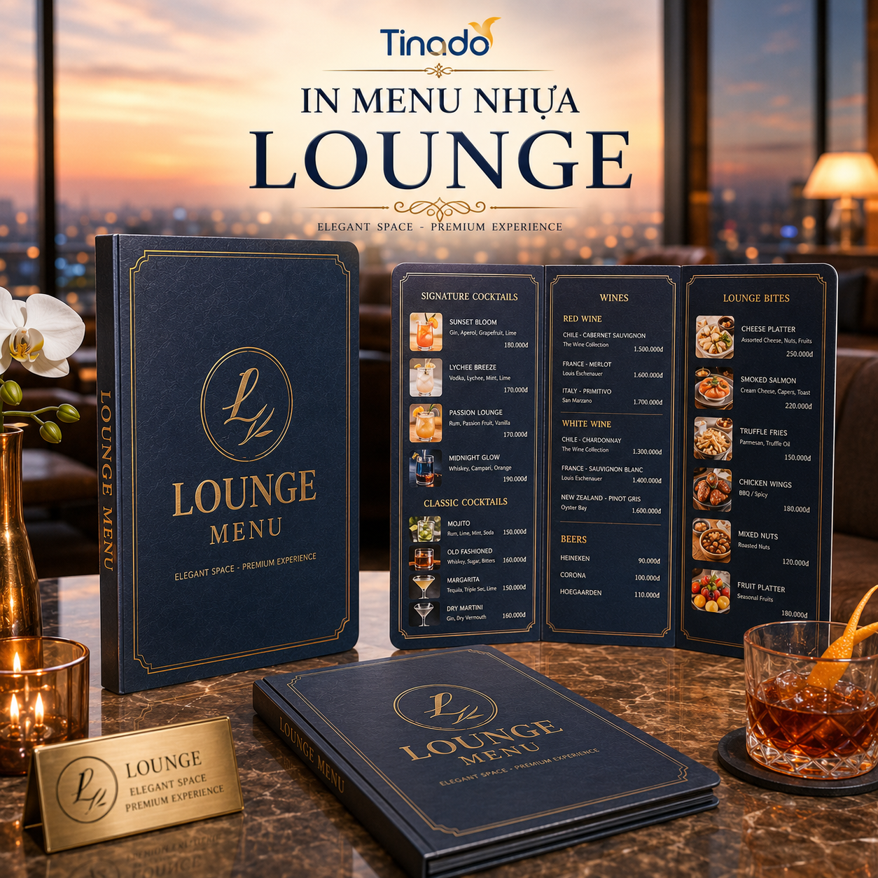 In Menu Nhựa Lounge