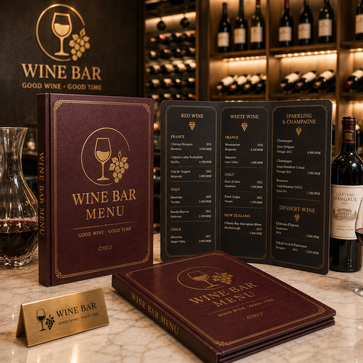 In Menu Nhựa Wine Bar