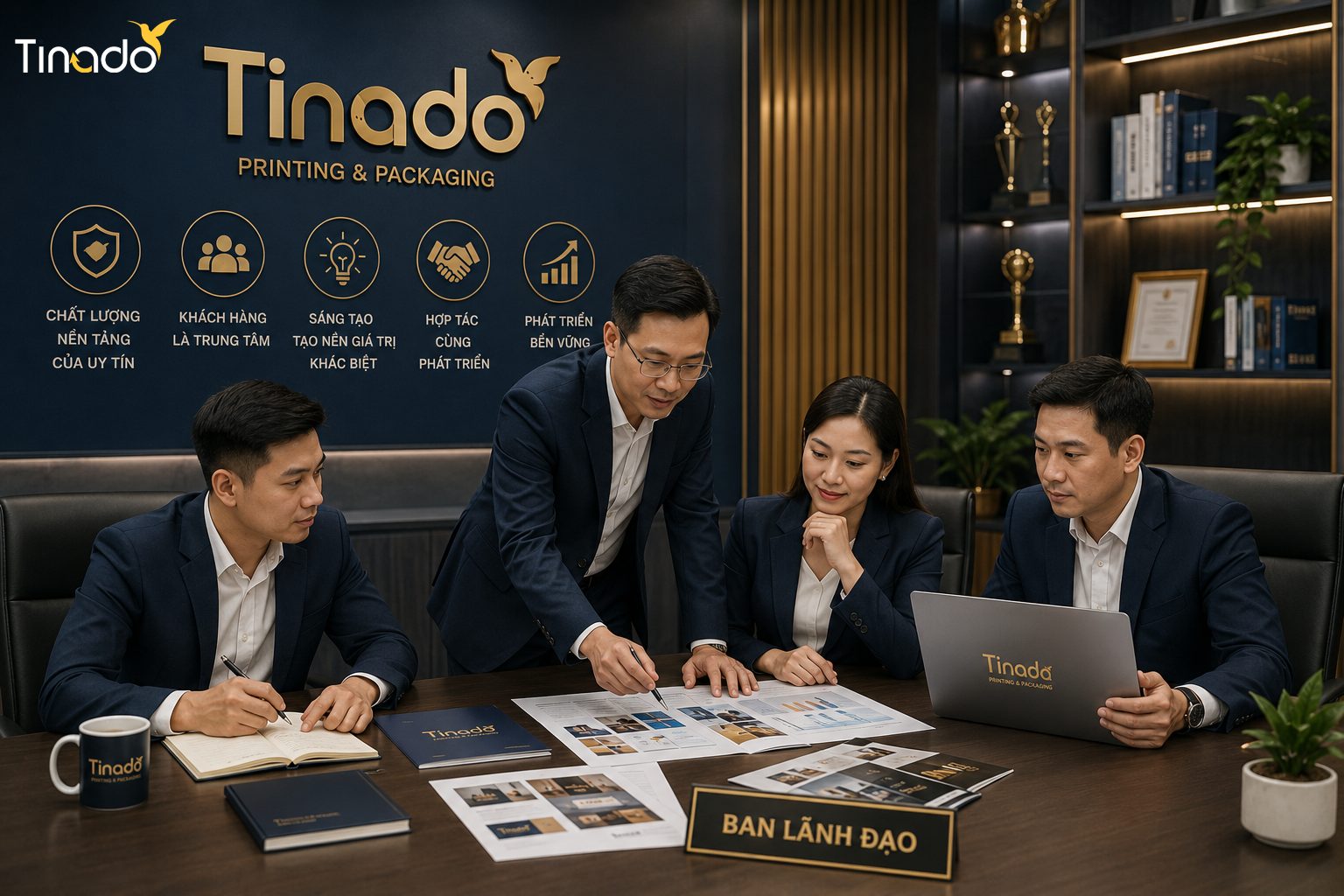 Ban lãnh đạo Tinado
