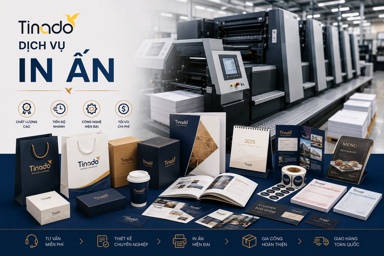 Dịch vụ in ấn tại Tinado