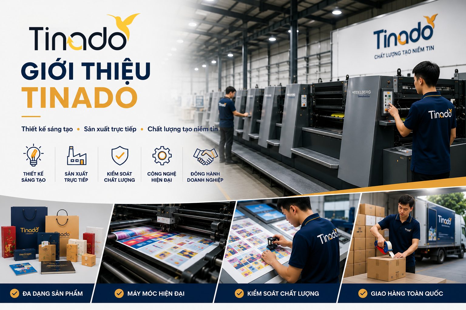 Giới thiệu Tinado – từ thiết kế đến sản xuất