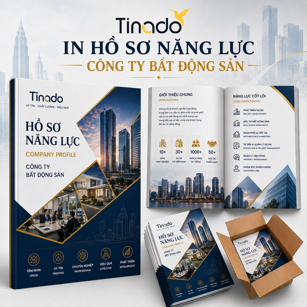 In Hồ Sơ Năng Lực Công Ty Bất Động Sản