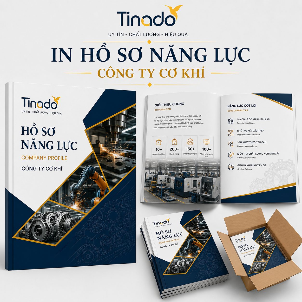 In Hồ Sơ Năng Lực Công Ty Cơ Khí