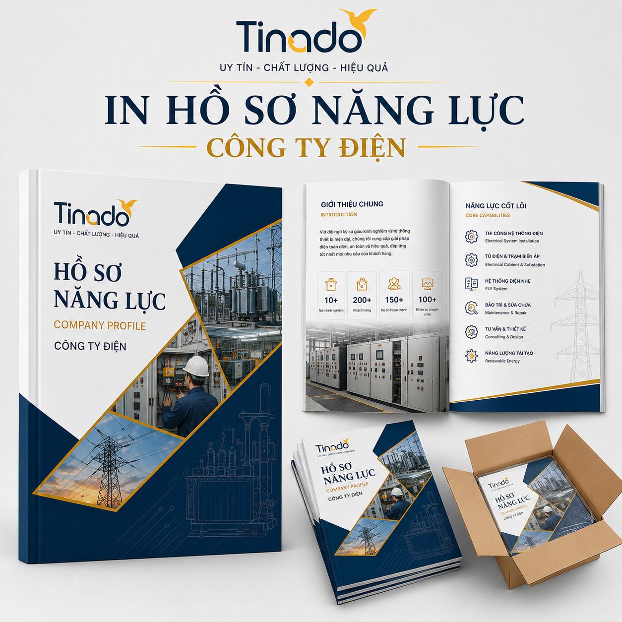 In Hồ Sơ Năng Lực Công Ty Điện