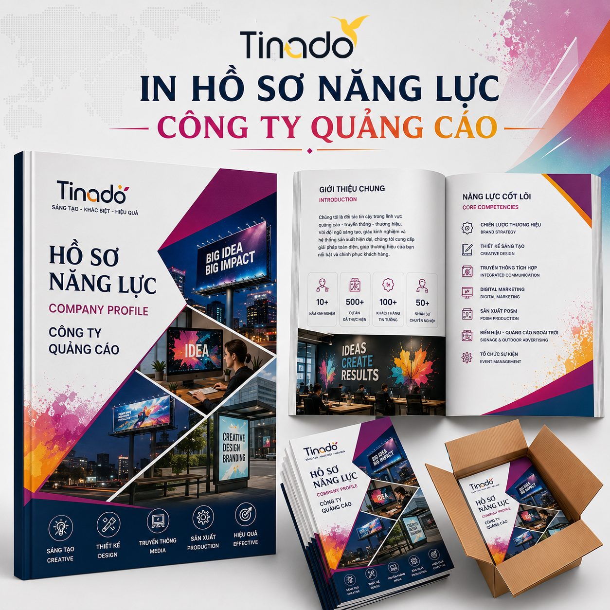 In Hồ Sơ Năng Lực Công Ty Quảng Cáo